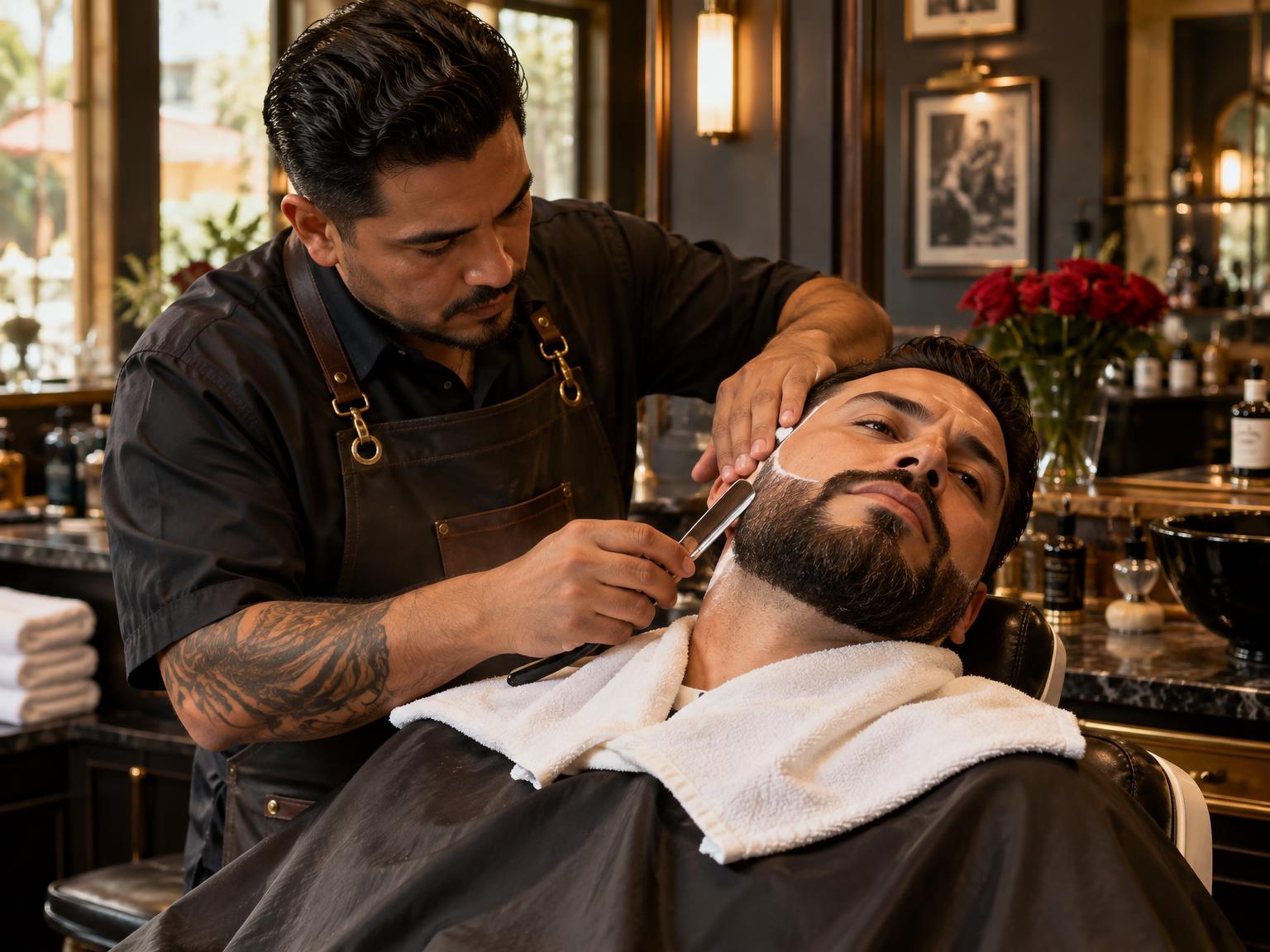 Beard Trim & Hot Shave